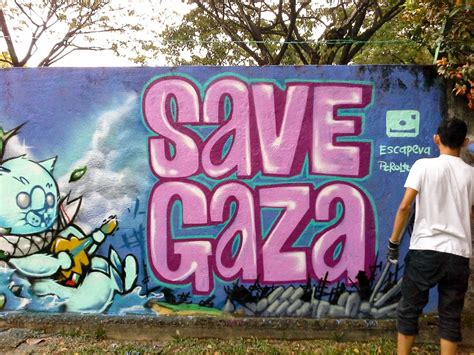 Perol Graffiti Malaysia: Kis My X GAZA "SAVE GAZA" Graffiti