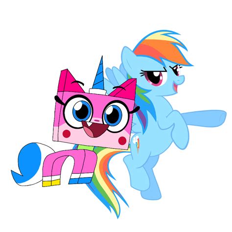 Rainbow Dash and Unikitty - BFFs! by LachlanDingoOfficial on DeviantArt