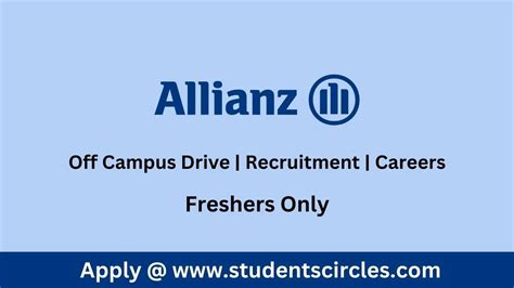 Allianz Careers 2023 | Fresher | Direct Link