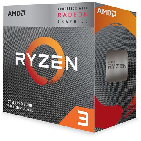 AMD Ryzen 3 3200G 3.6 GHz Quad-Core AM4 Processor YD320GC5FHBOX