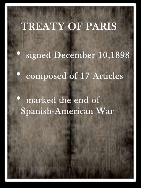 Lo Que Pasó en la Historia: December 10: The 1898 Treaty of Paris, signed on 10 December 1898 ...