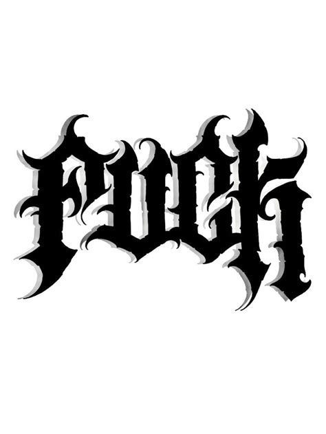 the word death written in gothic script