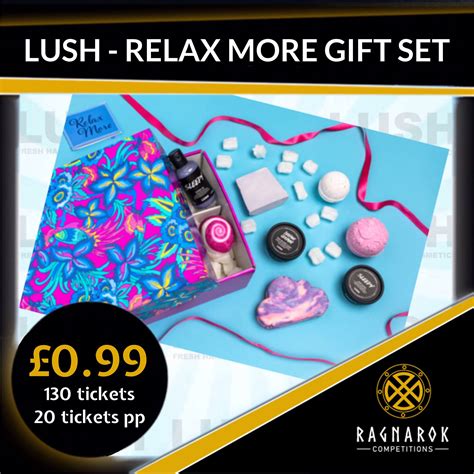 LUSH Cosmetics ‘RELAX MORE’ Gift Set - Ragnarok Competitions