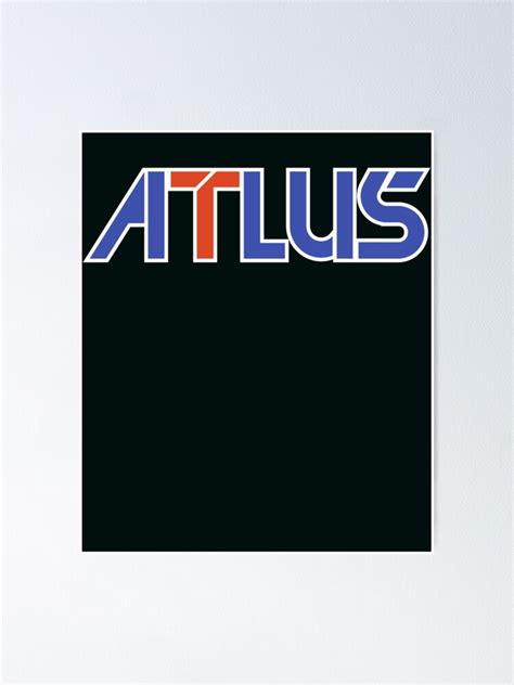 "Classic ATLUS logo" Poster for Sale by AndyBradtke | Redbubble