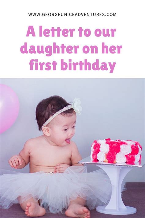 A Letter to Our Daughter on Her First Birthday | Baby birthday wishes, Birthday wishes for ...