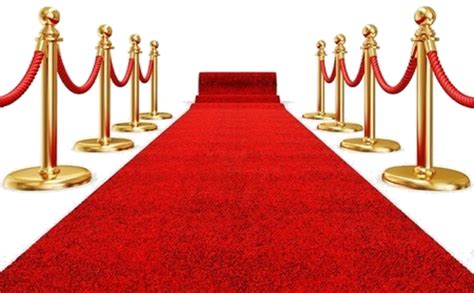 Red carpet PNG transparent image download, size: 600x372px