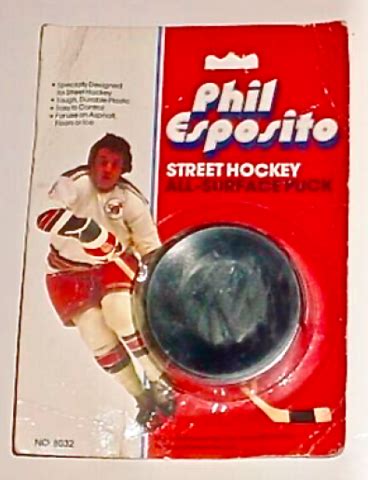 Phil Esposito Street Hockey Puck 1975 | HockeyGods