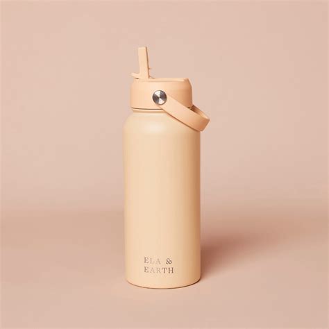 Butter-Yellow Insulated Water Bottle - 1000ml – Ela & Earth