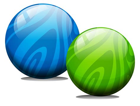 Two ball with marble texture 541124 Vector Art at Vecteezy