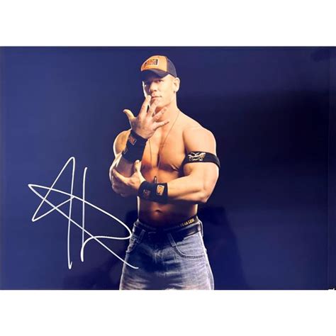 Autograph Signed John Cena Photo