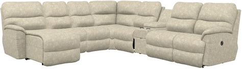 La-Z-Boy® Trouper 7-Piece Stucco Reclining Sectional | Brownie ...