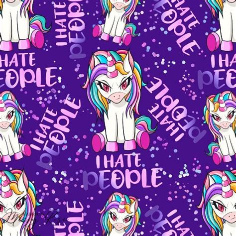 I Hate People - Canvas Fabric – Fabric By Missy Rose