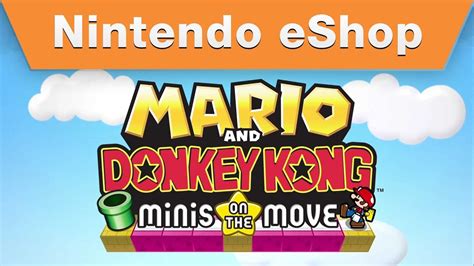 Nintendo eShop - Mario and Donkey Kong Minis on the Move Trailer - YouTube