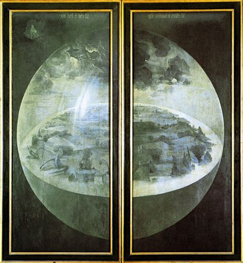 The Garden of Earthly Delights - Closed by Hieronymus Bosch