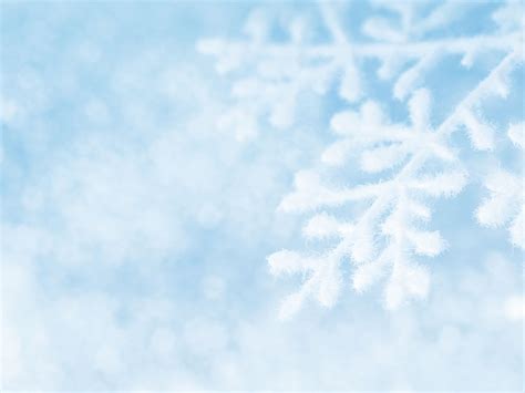 Snowy Sky Background For PowerPoint - Holiday PPT Templates