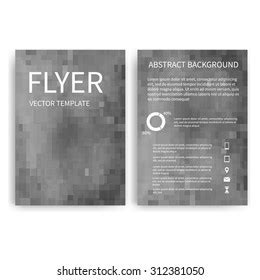 Flyer Design Templates Set Gray A4 Stock Vector (Royalty Free) 312381050 | Shutterstock