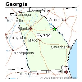 Best Places to Live in Evans, Georgia