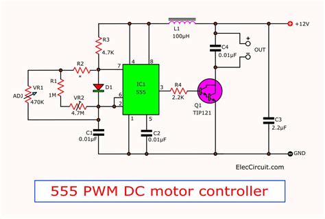 High Voltage Dc Motor Speed Control Circuit Diagram