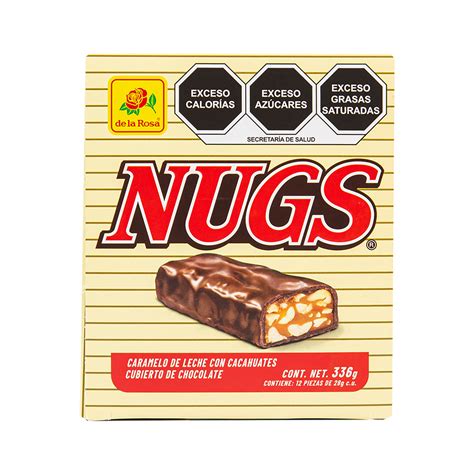 Chocolate Nugs Cajeta con Cacahuate 12 piezas - Dulces de la Rosa ...