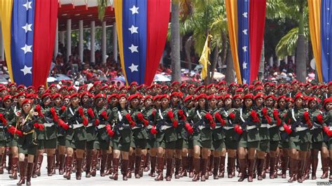 BBC News - In pictures: Venezuela independence celebrations