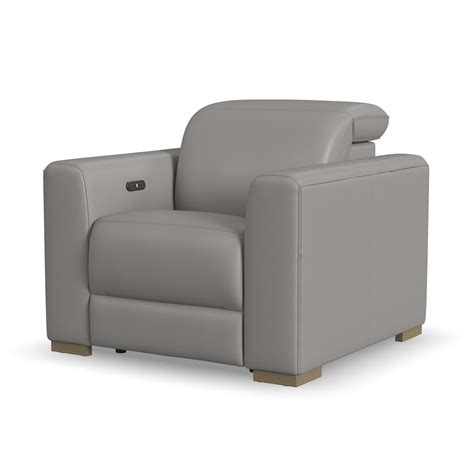 Flexsteel Aurora 1327-50PH 749-01 Transitional Power Recliner w/Power Headrests | Fashion ...