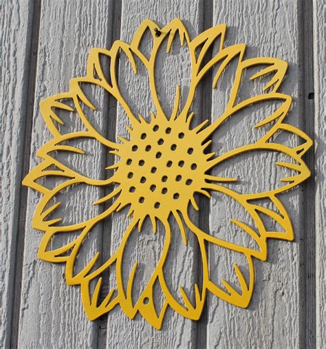 Sunflower Metal Wall Art