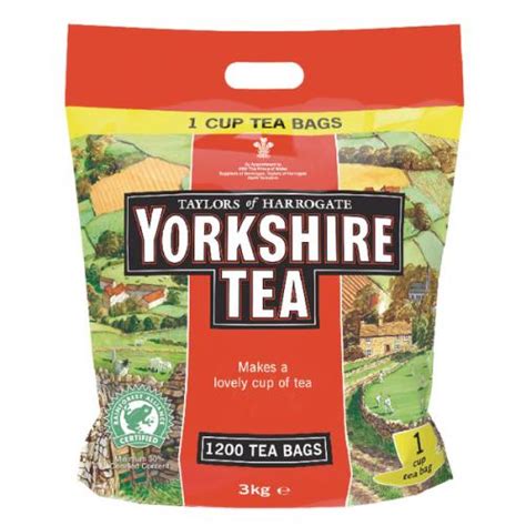 Yorkshire Tea One Cup Tea Bags (Pack of 1200) 1109 TH12061