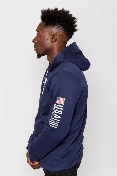 NIKE TEAM USA BASKETBALL OBSIDIAN HOODIE- MENS NAVY BLUE | Stateside Sports