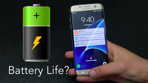 Samsung Galaxy S7 Edge Battery Life Review - YouTube