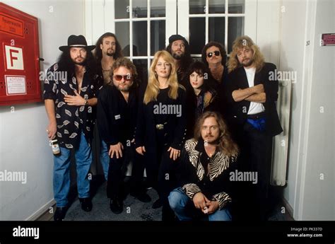 Lynyrd Skynyrd (mit Sänger Johnny Van Zant) on 12.02.1992 in München / Munich. | usage worldwide ...