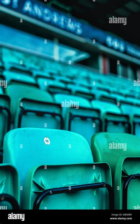 Football Stadium Seating: Hibernian FC Stock Photo - Alamy