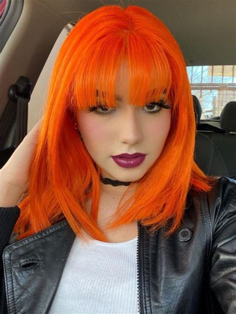 Sunset Orange in 2021 | Diy hair color, Orange hair dye, Hair color orange