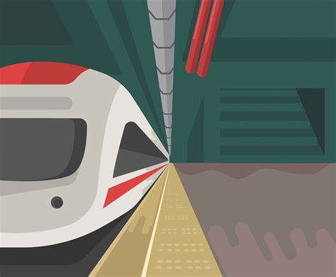 Metro Train Vector Vector Art & Graphics | freevector.com