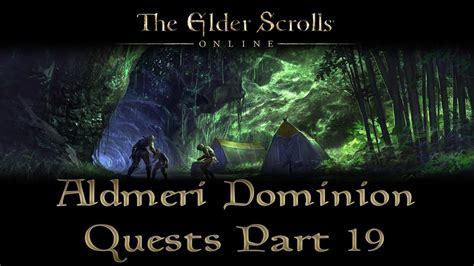 ESO - Aldmeri Dominion Quests - Part 19 - Auridon Part 9 - Toothmaul Gully - YouTube