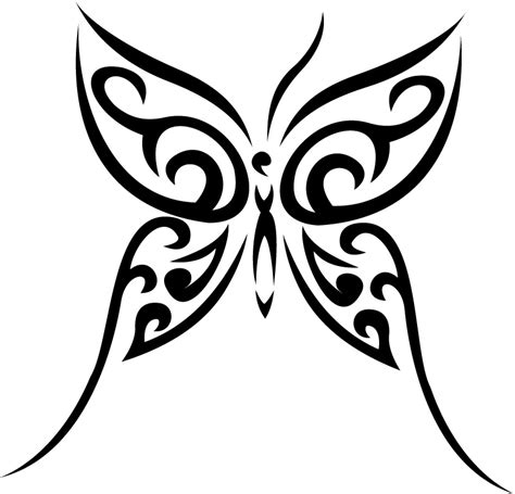 Tribal Art Butterfly - ClipArt Best