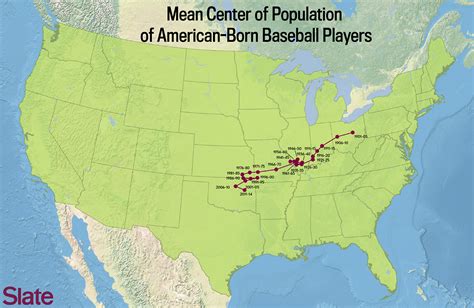 Baseball player map: A new U.S. map based on where baseball players ...