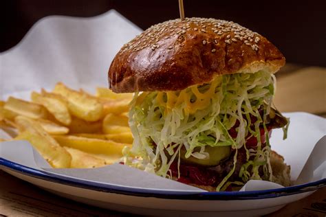 Burger and Potato Fries · Free Stock Photo