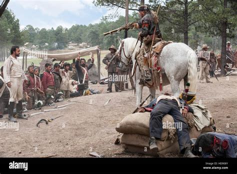 TEXAS RISING, Brendan Fraser (on horse), (airs May 25, 2015). ph: Prashant Gupta/©History ...