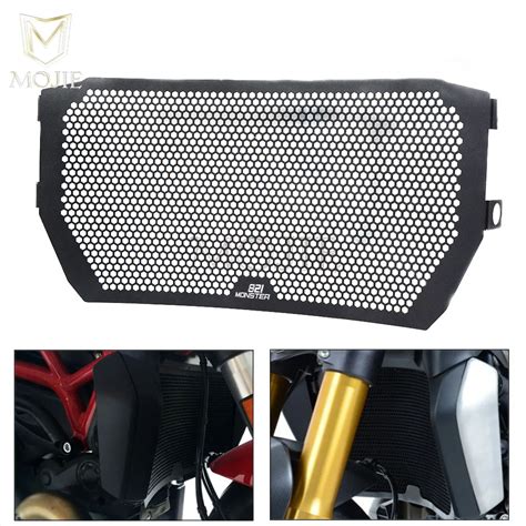 For DUCATI MONSTER 821 MONSTER 2014 2016 2015 Motorcycle Accessories Radiator Guard Grille Cover ...