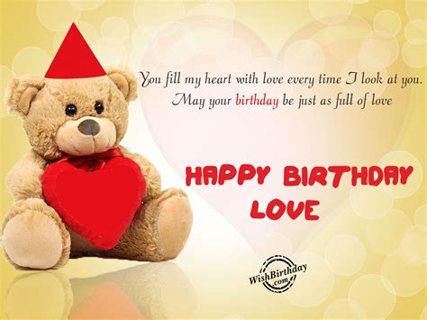 May your birthday be just as full of love Happy Birthday Wife Quotes, Birthday Wishes For Fiance ...