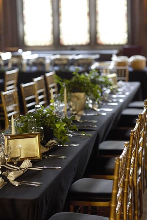 Black Tablecloths On Boho Wedding Tables : Picture Of boho chic wedding ...