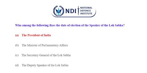 Who among the following fixes the date of election of the Speaker of the Lok Sabha?