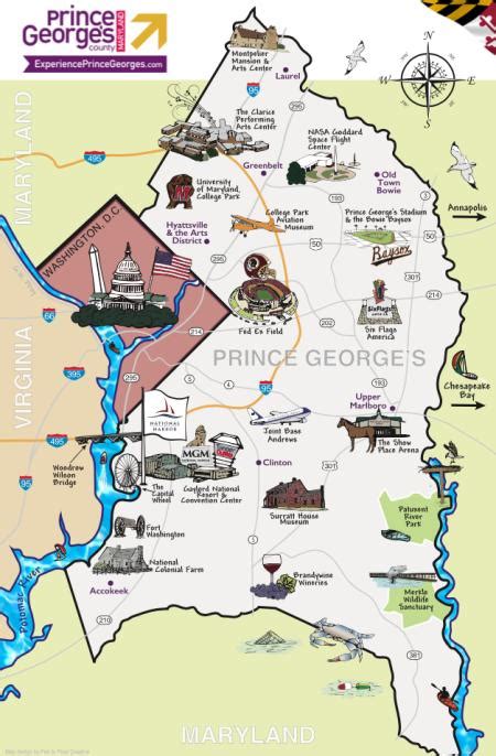 Maps & Visitors Center | Prince George's County, Maryland