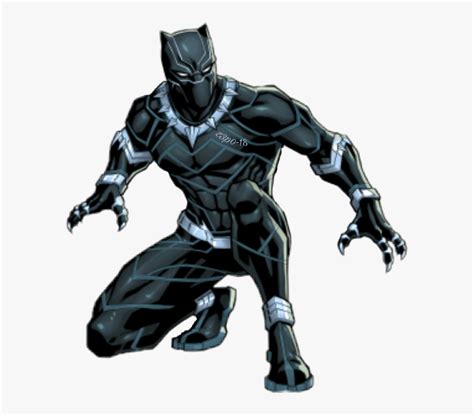 Transparent Marvel Black Panther Png - Black Panther Cartoon Characters, Png Download - kindpng