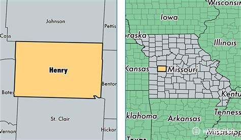 Henry County, Missouri / Map of Henry County, MO / Where is Henry County?