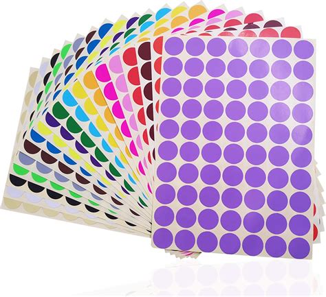 2800 pcs 34 Round Coding Circle Dot Labels, Nepal | Ubuy