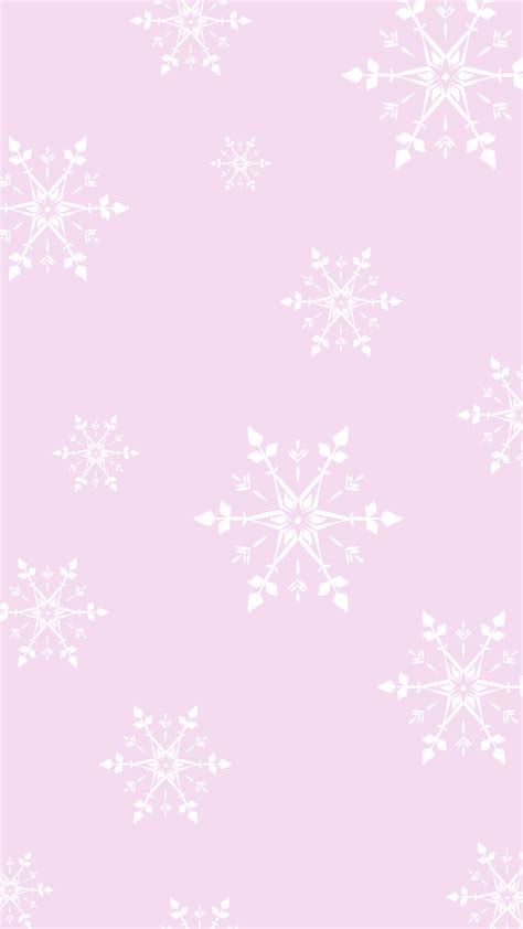 Pink Snowflake Wallpaper