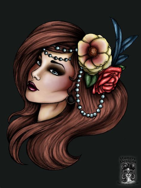 Cara Mia - Roses and Pearls by HungryDesigns on DeviantArt