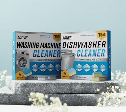 ACTIVE Dishwasher Cleaner & Deodorizer Tablets - 24 Pack