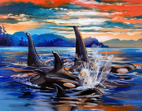 Whale Paintings - Kris Friesen Canadian Mural & Portrait Artist